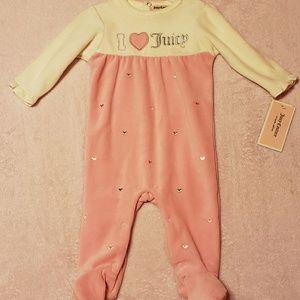 Juicy Couture Velour Footie